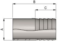 Hygienic Hosetail Schematic