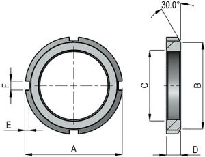 Lock Nut Component View